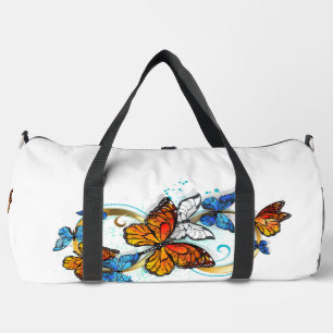 Infinity of Monarch Butterflies Duffle Bag