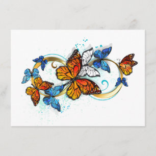 Infinity of Monarch Butterflies Enclosure Card