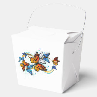 Infinity of Monarch Butterflies Favour Box