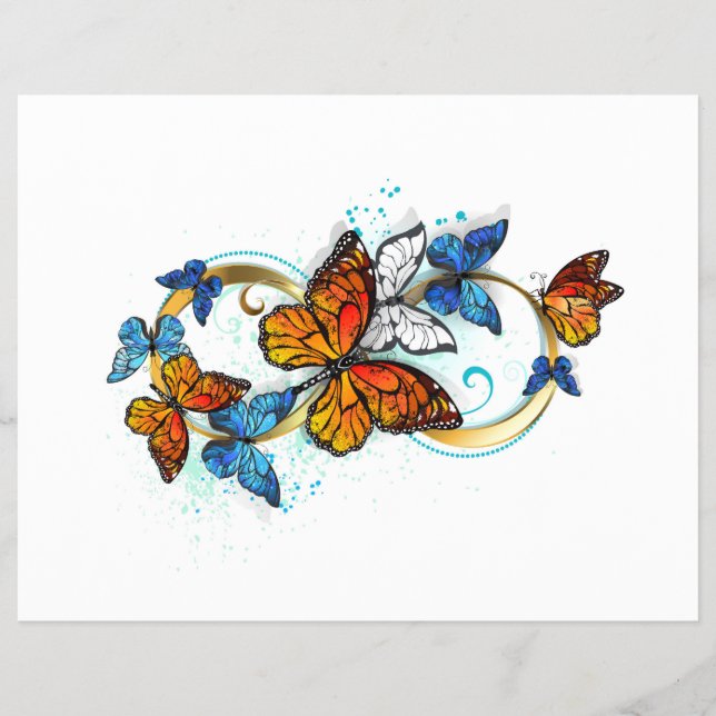 Infinity of Monarch Butterflies Flyer (Front)