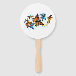 Infinity of Monarch Butterflies Hand Fan