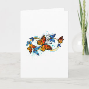 Infinity of Monarch Butterflies Invitation