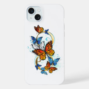 Infinity of Monarch Butterflies iPhone 15 Plus Case
