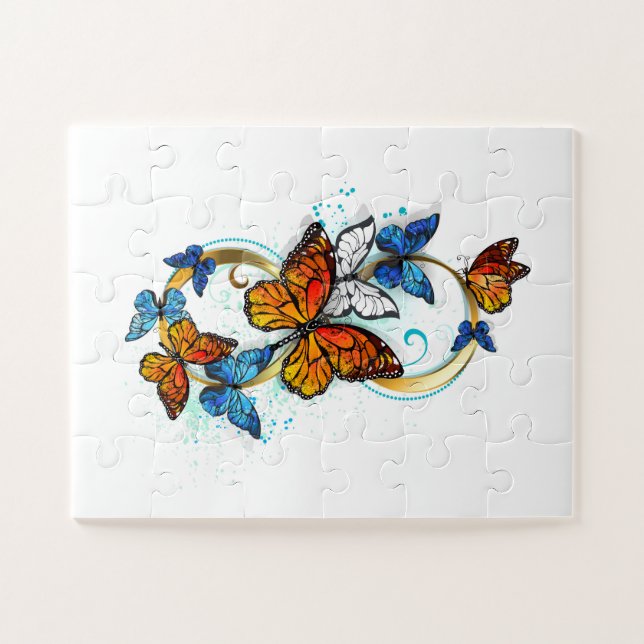 Infinity of Monarch Butterflies Jigsaw Puzzle (Horizontal)