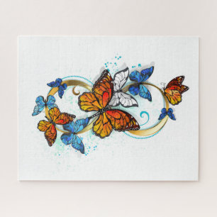 Infinity of Monarch Butterflies Jigsaw Puzzle