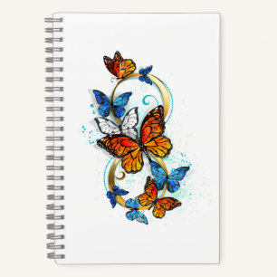 Infinity of Monarch Butterflies Notebook