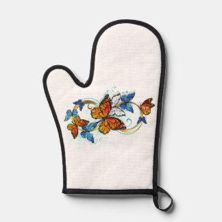 Infinity of Monarch Butterflies Oven Mitt