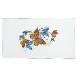 Infinity of Monarch Butterflies Pillowcase