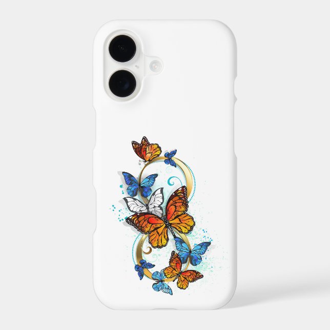 Infinity of Monarch Butterflies Samsung Galaxy S21+ Case (Back)