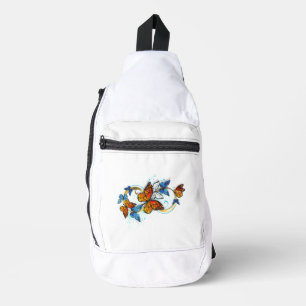 Infinity of Monarch Butterflies Sling Bag
