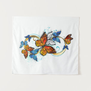 Infinity of Monarch Butterflies Tapestry