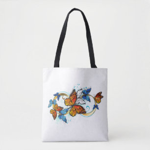 Infinity of Monarch Butterflies Tote Bag