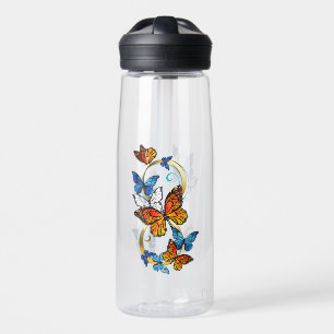 Infinity of Monarch Butterflies Water Bottle