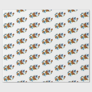 Infinity of Monarch Butterflies Wrapping Paper