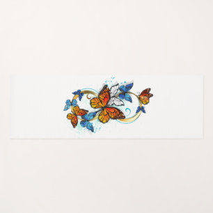 Infinity of Monarch Butterflies Yoga Mat