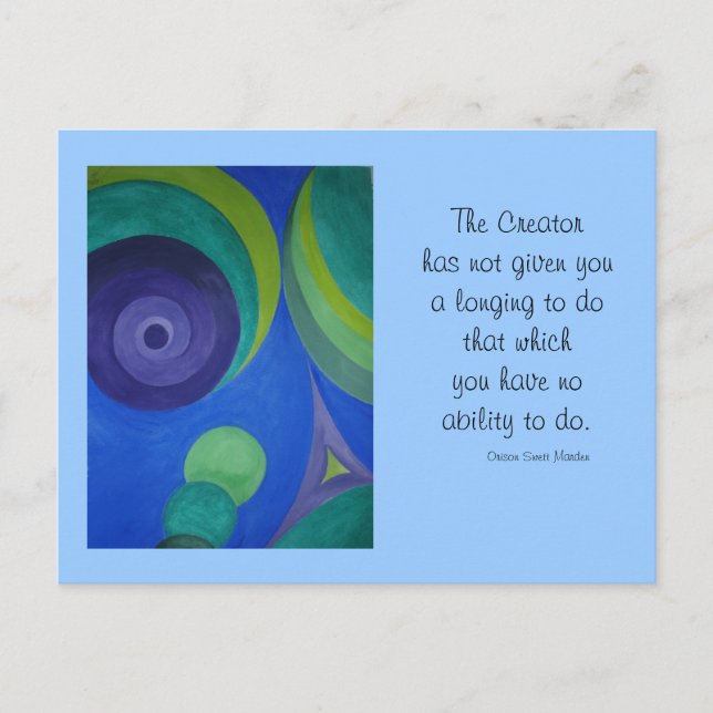 Infinity Postcard (Front)