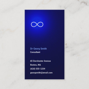 Infinity - Scientist Business Card
