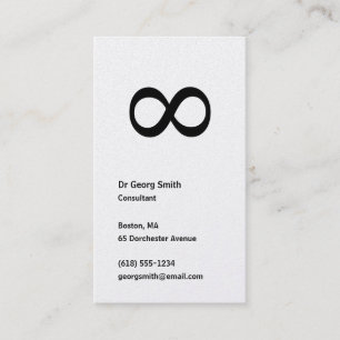 Infinity - Scientist Business Card