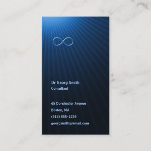 Infinity - Scientist Business Card