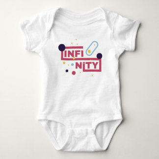 Infinity Shapes Design Baby Bodysuit