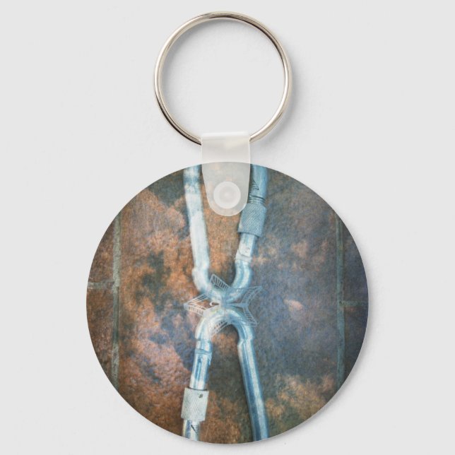 Infinity silver star key ring (Front)