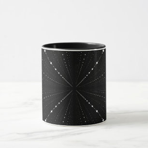 Infinity Space Dots -Black- Mug