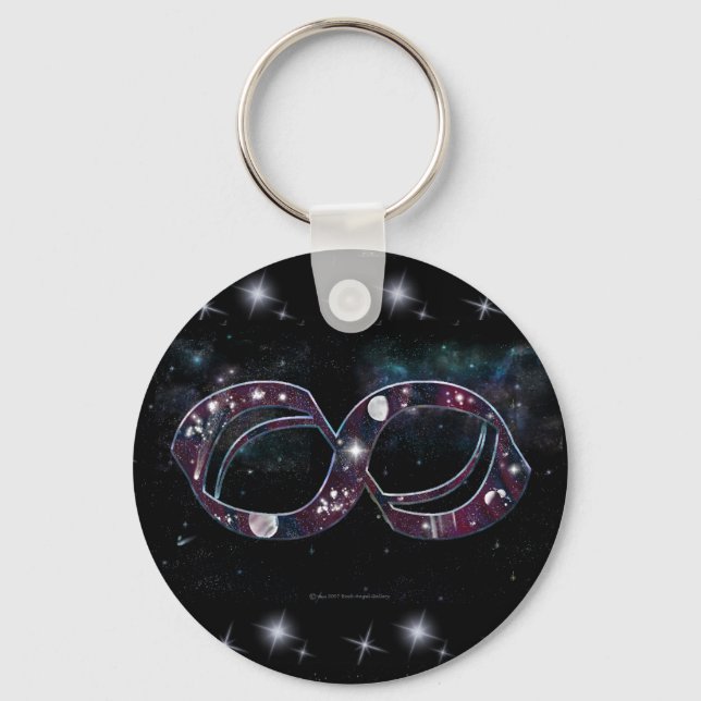 Infinity Starfield Keychain (Front)