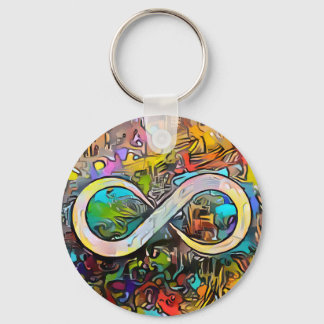 Infinity Symbol | Autism Awareness Neurodiversity Key Ring