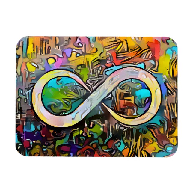 Infinity Symbol  | Autism Awareness Neurodiversity Magnet (Horizontal)