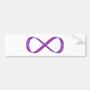 infinity symbol bumper sticker