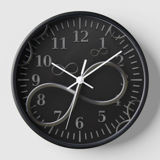Infinity Symbol Clock (Front)
