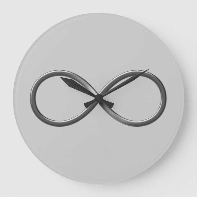 Infinity Symbol | Geek Large Clock (Front)