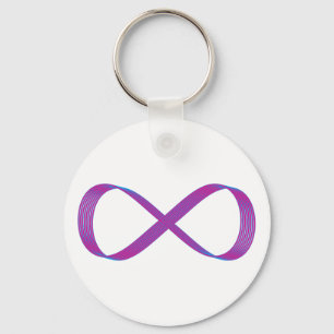 infinity symbol key ring