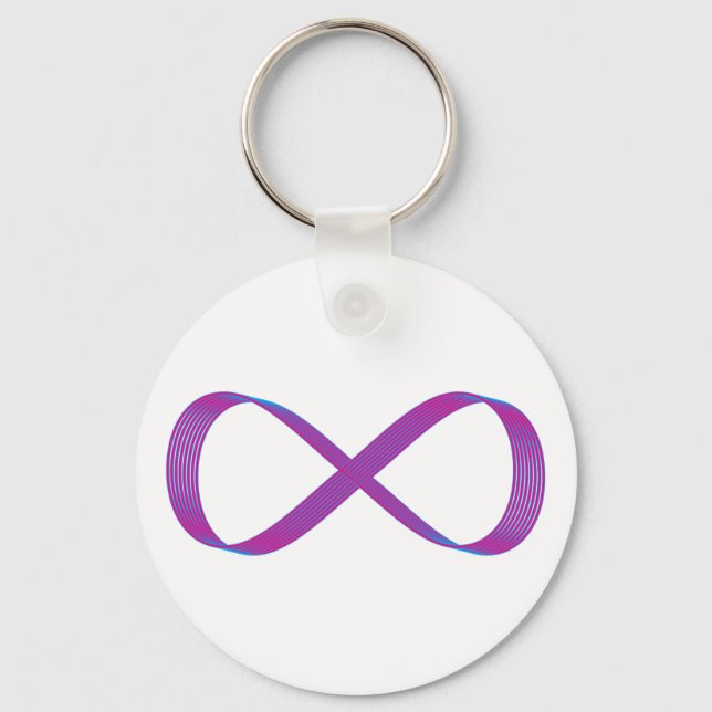 infinity symbol key ring (Front)