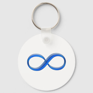 Infinity Symbol Key Ring