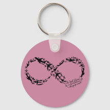 Infinity Symbol Keychain, World Traveller Gift