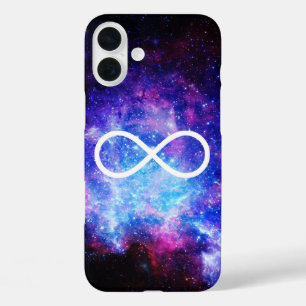 Infinity symbol nebula iPhone 16 plus case