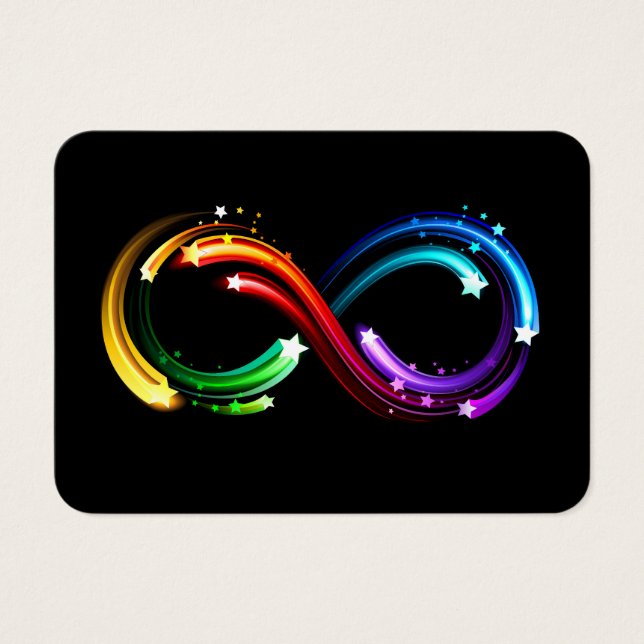 Infinity symbol of rainbow comets (Front)