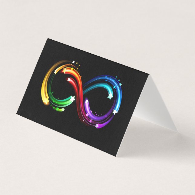 Infinity symbol of rainbow comets (Front)