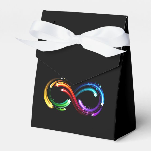 Infinity symbol of rainbow comets favour box (Front Side)