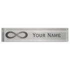 Infinity Symbol On Faux Metal Texture by STaylor