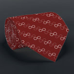 Infinity Symbol Pattern | Geek Dark Red Tie<br><div class="desc">Infinity symbol design — great for students,  mathematicians,  math/science teachers,  professors,  researchers or for all you scientist types out there!
 ★★★ 
Infinity means that it lasts forever and never ends.
 ··· » For design requests or questions,  custom requests are accepted: Ties4U (© by Houk Studio) ··· » Email: houk.studio@gmail.com</div>