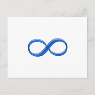 Infinity Symbol Postcard