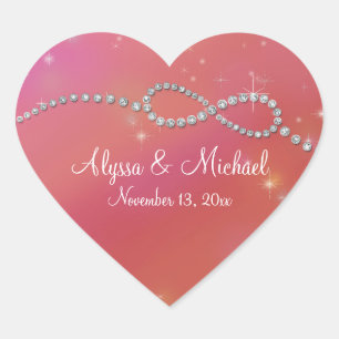 Infinity Symbol Sign Infinite Love Twinkling Light Heart Sticker