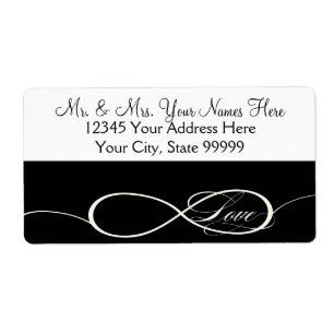 Infinity Symbol Sign Infinite Love Wedding Address