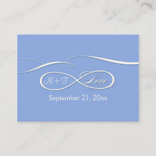 Infinity Symbol Sign Infinite Love Wedding Set Place Card