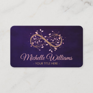 Infinity Tree Branch - pastels Business Card