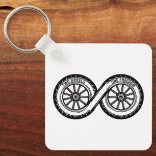 Infinity Two Wheels Freedom Key Ring