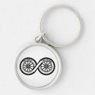 Infinity Two Wheels Freedom Key Ring