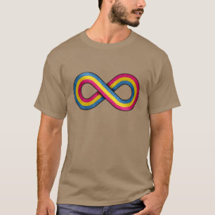 Infinity Vector Symbol Pansexual Pride Flag T-Shirt